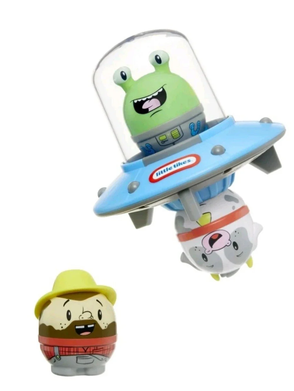 Little Tikes Toddle Tots Far Out Farm Blue UFO Playset with Green Alien